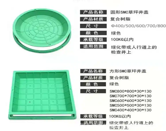 上杭树脂复合种植井盖展示